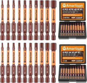 Hex Key Allen Bit Set Quick Change Connect Impact Driver Power Drill Metric Long - Picture 1 of 24