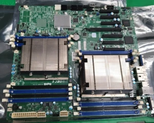 SUPERMICRO X9DRH-IF REV 1.02 MOTHERBOARD MIT X2 INTEL XEON E5-2690V2 SR1A5 3.00GH - Bild 1 von 5