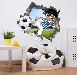 3D Conan Football 679 Wall Murals Stickers Decal breakthrough AJ WALLPAPER UK - Picture 1 of 4
