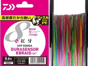 Daiwa Fishing PE Line UVF KOGA DURA SENSOR×8+Si2 300m #1-18 lb 5 Colors - Picture 1 of 3
