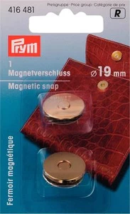 Magnetverschluss Magnetknopf gold 19mm Prym 416481 Taschenverschluss - Bild 1 von 1
