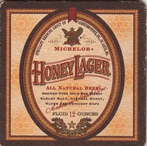 Sottobicchiere birra Michelob Honey Lager - Foto 1 di 2
