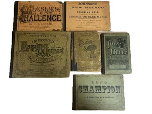 6 Christian Hymnals And Song Books 1877, 1882,1866,1902,1906,1904 - Picture 1 of 22