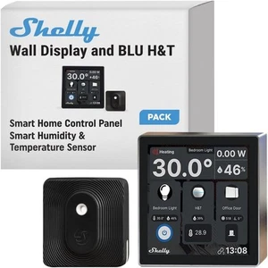 Shelly wall display black + blu h&t black (bundle), smart control et ... - Photo 1/1