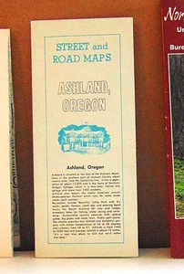 Straßen- und Straßenkarten von Ashland, Oregon - Bild 1 von 1