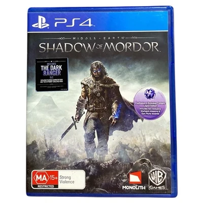 Middle Earth Shadow of Mordor PS4 Game PlayStation 4 Legion Edition Complete - Image 1 of 4