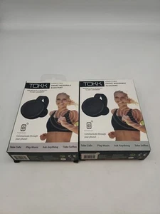 TOKK Smart Wearable Assistant Hands-Free Bluetooth Sync - 1 BLACK + 1 WHITE - Photo 1 sur 6