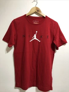 Air Jordan - NBA - Youth Size XL (13-15years) Unisex Basketball Tee - Red - VGC - Picture 1 of 6