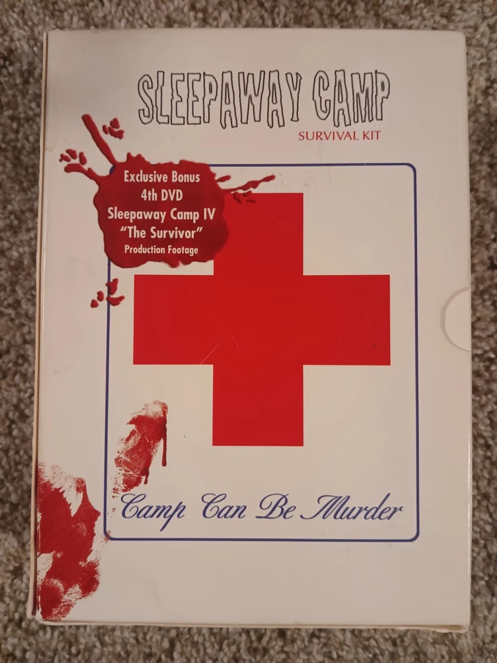 Sleepaway Camp Survival Kit, 3 DVDs+Bonus Disc+Diary, (recalled Red Cross logo) - Image 1 of 4