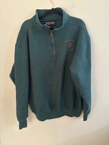 JanSport 1/4 Zip Sweatshirt Gr. XL grün Baumwollmischung "Outdoor Classics" - Bild 1 von 3