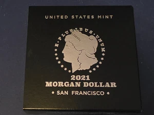 21XF 2021 Morgan Silber Dollar San Francisco - NEU - Bild 1 von 4