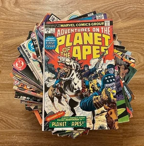 Lot (100) Low Grade COPPER/BRONZE-AGE MARVEL & DC COMICS Batman, Guardians ++ - Picture 1 of 8
