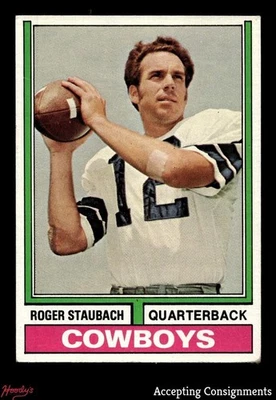 1974 Topps #500 Roger Staubach EX - EX/MT Cowboys - Image 1 of 2