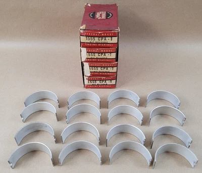 1555CPA-1 Rodamiento de varilla Buick 400 Olds 400 Pont 236 350 389 400 GTO 421 428 455 Foto 1 de 4