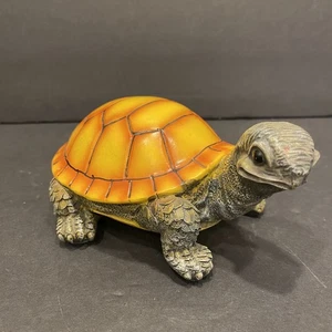 Süße Vintage handbemalte Schildkröte Schildkröte Figur Deko Rasen Outdoor - Bild 1 von 9