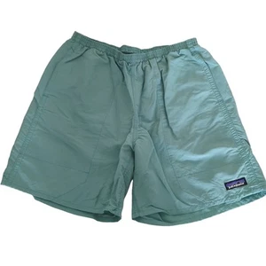 Patagonia Mens Baggies Longs 7" Inseam Blue Swim Trunks Light Beryl Size Medium - Picture 1 of 8