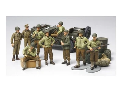 TAMIYA 32552 1/48 WWII U.S. Infantry At Rest - Immagine 1 di 2