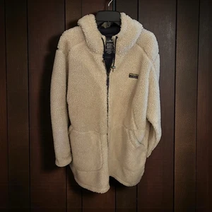 L.L. Bean Mountain Pile Fleece Mantel Damen 3X Plus Kapuze Full Zip Sherpa - Bild 1 von 13