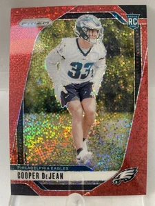 Panini Prizm 2024 - Rookies Cooper DeJean #321 Red Sparkle Prizm (RC) - Imagen 1 de 6
