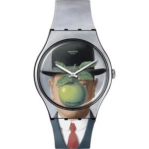 Orologio Swatch Le Fils De L'Homme By Rene Magritte - SUOZ350 - Picture 1 of 1