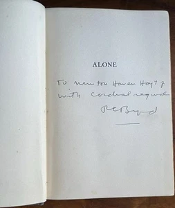 Alleine, Adm. R.E. Byrd, 1938, 1. Auflage, SIGNIERT, Hardcover in gutem Zustand - Bild 1 von 7