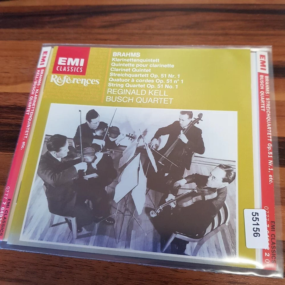 BUSCH QUARTET: Brahms Klarinettenquintett  NL  > EX/EX(CD) - Bild 1 von 3