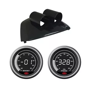 FG Falcon XR6 G6E MKI SAAS DASH GAUGE POD W/ DIGITAL BOOST OIL PRESSURE GAUGES - Picture 1 of 11