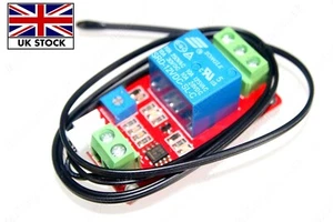 DC 12V 1 channel Thermal Relay Control Sensor Module Temperature Switch - UK - Afbeelding 1 van 3