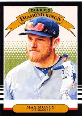 2019 Donruss #26 Max Muncy Los Angeles Dodgers Diamond Kings - Image 1 of 2