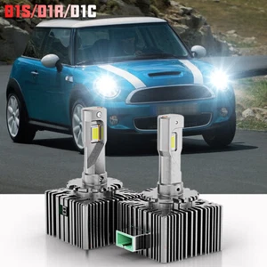 2x D1S D1R LED Headlight Bulb 6000K High Low Beam upgrade Xenon Conversion Kit - Picture 1 of 13
