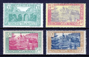 MONACO — SCOTT 88//92 — 1924-33 EMISSIONE DEFINITIVA VALORI ALTI — MH — SCV 66,50€ - Foto 1 di 2