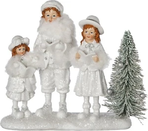 Karolingische Kinder mit Flaschenbürste Baum Figur Weihnachtsdeko Neu  - Bild 1 von 1