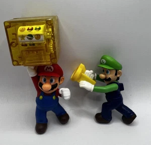2018 Mario Brothers Power Up & 2022 Luigi McDonald’s Happy Meal Spielzeug 2er Set - Bild 1 von 8