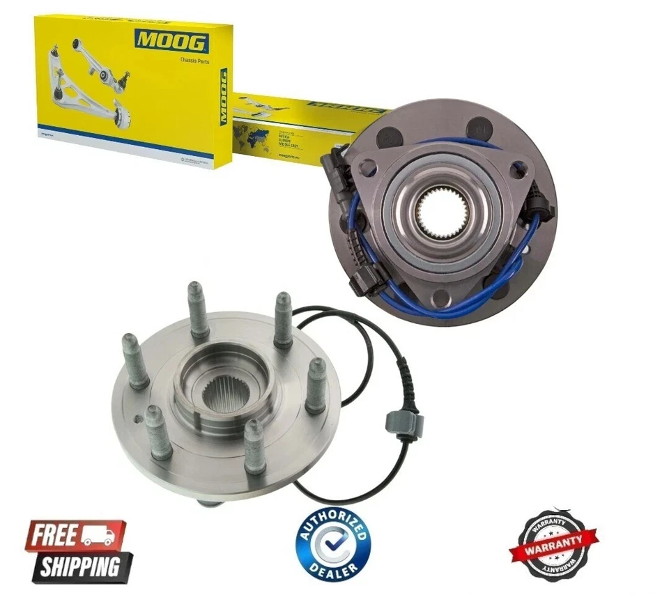NEW MOOG 4WD Front Wheel Hub Bearings 07-13 Chevy Silverado 1500 GMC Sierra 1500 - Image 1 of 1
