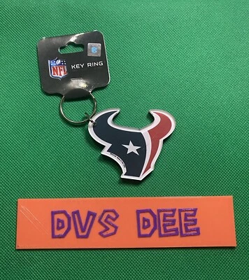 Houston Texans Acrylic Keychain Key Chain NFL New - Image 1 of 4