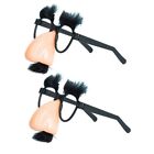 Funny Glasses with Black Mustache and Eyebrows for Costume Parties and Cosplay