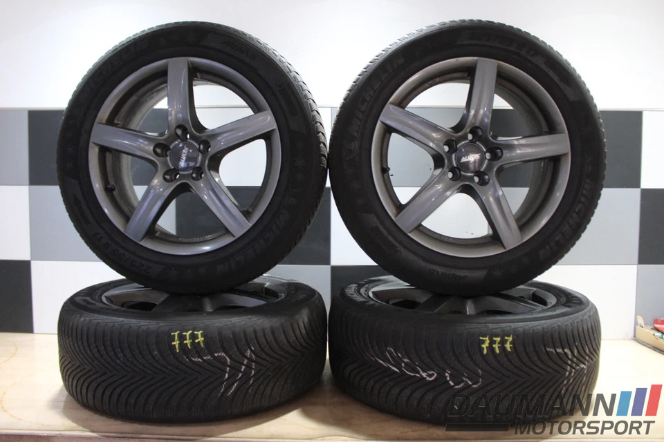 17 ZOLL WINTERRÄDER + Audi A6 4G Michelin 225/55 R17 101V Reifen Winter KBA47777 - Bild 1 von 4