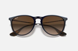 New! Ray-Ban ERIKA CLASSIC Brown Lens Size Small RB4171 001 55-15! - Picture 1 of 6