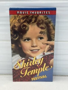 Movie Favorites "Shirley Temple Festival" - 4 Feature Black & White VHS - Sealed - Picture 1 of 6