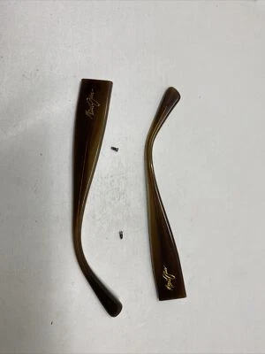 Piezas de brazo de templo MAUI JIM NALANI MJ 2995-03T MARRÓN SOBRE AZUL CON TORNILLOS/X00 Foto 1 de 4