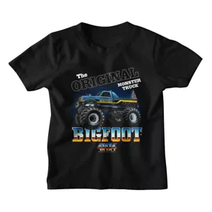 Camiseta Bigfoot The Original Monster Truck Bandera Americana 4x4x4 Juvenil - Imagen 1 de 5