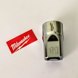 Milwaukee 11mm x 3/8 In. Dr 6-Point Standard Socket Free USA Shipping - Picture 1 of 4