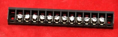 3) 12 Position AUGAT RDI Tri-Barr PC Board 9.53 mm Terminal strip 6PVC-12-006  - Image 1 of 4