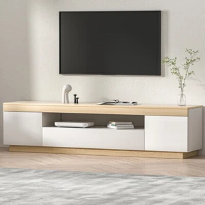 Artiss TV Cabinet Entertainment Unit Stand Storage Drawer Shelf 180cm White Wood - Picture 1 of 6