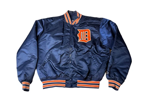 VTG Starter Diamond Collection Detroit Tigers MLB Satin Jacket Men’s XL USA Cover