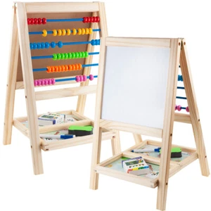 Kindertafel Kreidetafel Mal-Magnettafel Standtafel Holz Schultafel - Bild 1 von 12