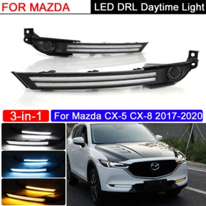 Daytime Running Lights LED DRL Fog Lamp Replacement Bumper For Mazda CX-8 CX-5 - Bild 1 von 11