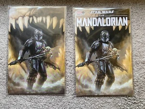 Mandalorian S2 #1 SDCC 23' Trinity Comics Set of 2 by Adi Granov Brand new! - Picture 1 of 2