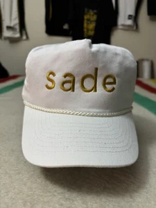 Vintage 90s 1993 Sade Love Deluxe World Tour SnapBack Hat Helen Folasade Adu - Picture 1 of 12