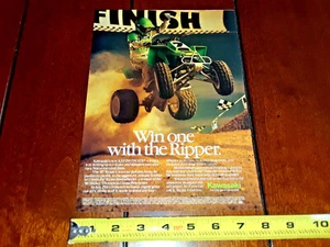 KAWASAKI TECATE KXF 250 ORGINAL 1987 AD - Picture 1 of 12